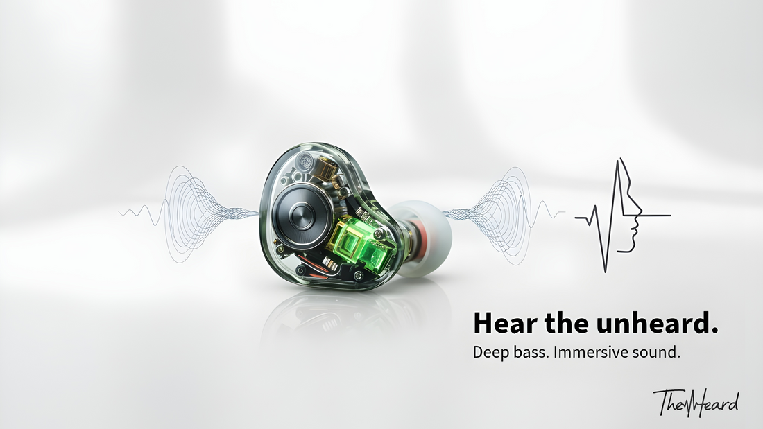 High-end IEM for Billie Eilish music, optimized for deep bass and immersive sound.
