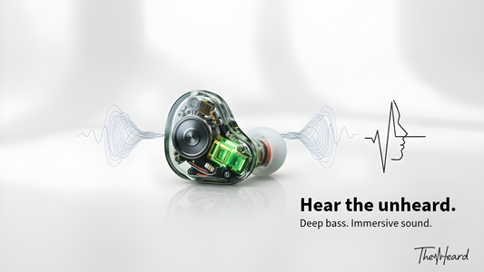 High-end IEM for Billie Eilish music, optimized for deep bass and immersive sound.